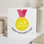 Personalised Grandad Medal Father's Day Card, thumbnail 1 of 7