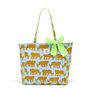 Quilted Tote Bag | Blue Tiger, thumbnail 1 of 3
