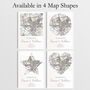 Welcome To The World Ordnance Survey Explorer Personalised Map Print New Baby Gift, thumbnail 5 of 12