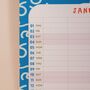 2025–2026 A3 Academic Family Calendar | Colour Flow, thumbnail 3 of 8