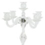 Sculptured Crystal Glass Candelabra, thumbnail 3 of 4