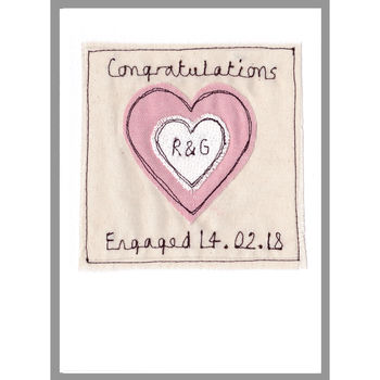 Personalised Love Heart Wedding Anniversary Card, 12 of 12