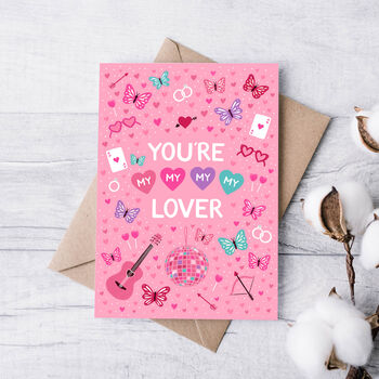 Taylor Swift You're My Lover Valentine's Day Card, 2 of 3