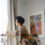 Premium Gold Silk Blend Kimono, thumbnail 4 of 4