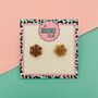 Christmas Snowflake Glitter Studs *More Colours Avaliable*, thumbnail 2 of 2