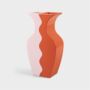 Two Tone Pink Red Vases Set Of Two, thumbnail 4 of 4