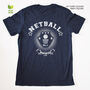 Netball Collegiate Organic T Shirt, thumbnail 2 of 11