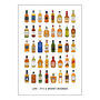 'Whisky Business' Whisky Montage Print, thumbnail 4 of 4