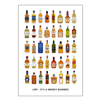 'Whisky Business' Whisky Montage Print, 4 of 4