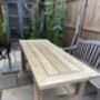 Outdoor Garden Table With Chunky H Legs, thumbnail 1 of 2