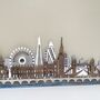 Large London Skyline – 3D Layered Wooden Wall Art With LED Backlighting, thumbnail 3 of 9