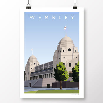 England Football Wembley Stadium Twin Towers Poster, 2 of 8