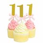 Set Of 10 Number One Birthday Cake Toppers, thumbnail 2 of 7
