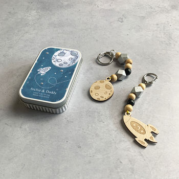 Personalised Father's Day To The Moon And Back Gift Set, 4 of 8