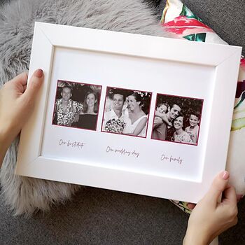 Personalised Colour Valentine Story Of Us Photo Gift, 2 of 4