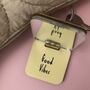 Personalised Colourful Circle Print Keyring, thumbnail 4 of 6