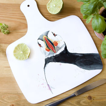 Inky Puffin Chopping Board, 3 of 4