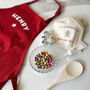 Personalised Christmas Apron And Gingerbread Man Kit, thumbnail 2 of 7