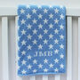 Personalised Knitted Star Baby Blanket, thumbnail 8 of 11