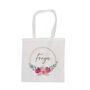 Personalised Wreath Tote Bag, thumbnail 7 of 12