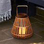 Bamboo LED Candle Lantern, thumbnail 1 of 3