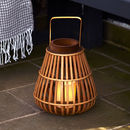 Bamboo Led Candle Lantern By Lights4fun | notonthehighstreet.com