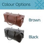 Personalised Weekend Holdall With Shoulder Strap, thumbnail 4 of 12