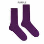 100% Pure Organic Cotton Luxury Single Colour Socks, thumbnail 8 of 11