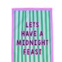Lets Have A Midnight Feast Tea Towel, thumbnail 2 of 5