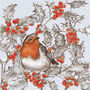 'Robin And Holly' Print, thumbnail 3 of 3