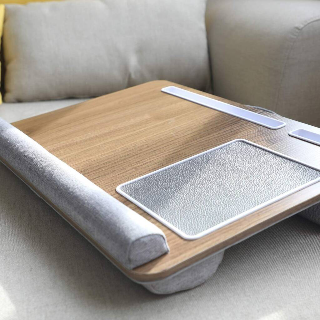 Laptop Tray With Cushion, Tablet, Pen And Phone Holder By Momentum