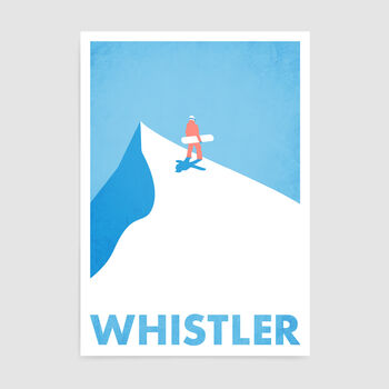 Minimal Custom Snowboard Poster, 6 of 7