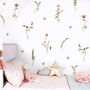 Flowers And Leaves Wall Stickers, thumbnail 2 of 6