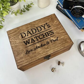 Daddy's Watches And Cufflink Box, 4 of 9