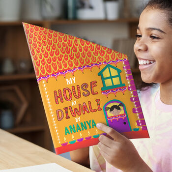 Personalised 'My House At Diwali' Activity Book, 2 of 12