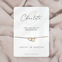 Personalised Bridesmaid Proposal Gift Will You Be My Bridesmaid Card Bracelet Gift, thumbnail 5 of 9