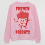 French Frights Men's Slogan Sweatshirt, thumbnail 7 of 9