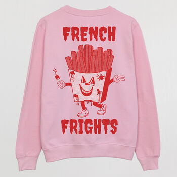French Frights Men's Slogan Sweatshirt, 7 of 9