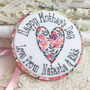 Mothers Day Personalised Embroidered Hoop Card, thumbnail 9 of 12