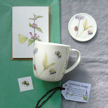 Wildflower Mug And Coaster Gift Set, 5 of 10