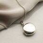 Sterling Silver Round Locket, thumbnail 2 of 9