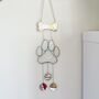 Glass Dog Paw And Bone Keepsake Gift For Pets, thumbnail 2 of 3