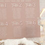 Manhattan Acrylic Wedding Table Plan, thumbnail 5 of 7