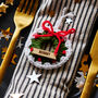 Personalised Christmas Wreath Place Setting, thumbnail 2 of 3