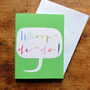Mini Bubble Whoop De Do Card, thumbnail 4 of 5