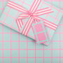 Pink Grid Gift Tags, thumbnail 2 of 3