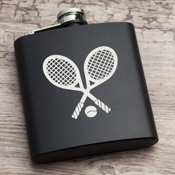 Personalised Sports Hip Flask, 3 of 6