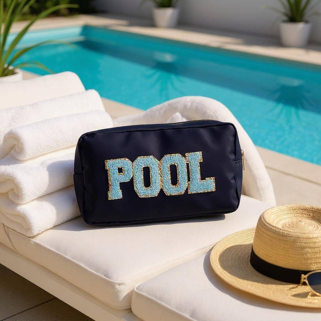 Personalised Small Patch Pouch With Four Patches Sewn On, 1 of 12