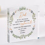 Father Of The Bride Gift Acrylic Plaque, thumbnail 1 of 4