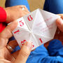 Personalised Valentine Origami Fortune Teller Card, thumbnail 8 of 10